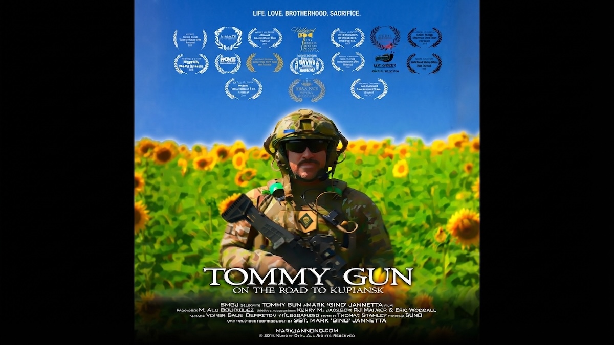 Tommy Gun on the Road to Kupiansk